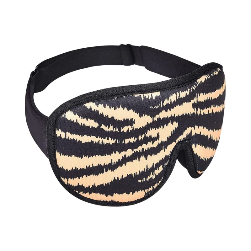 Masque pour les yeux de sommeil Bluetooth 3D bleu