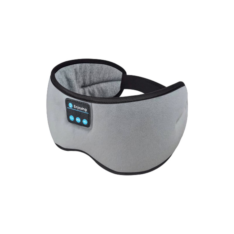Masque pour les yeux Bluetooth centré gris coton
